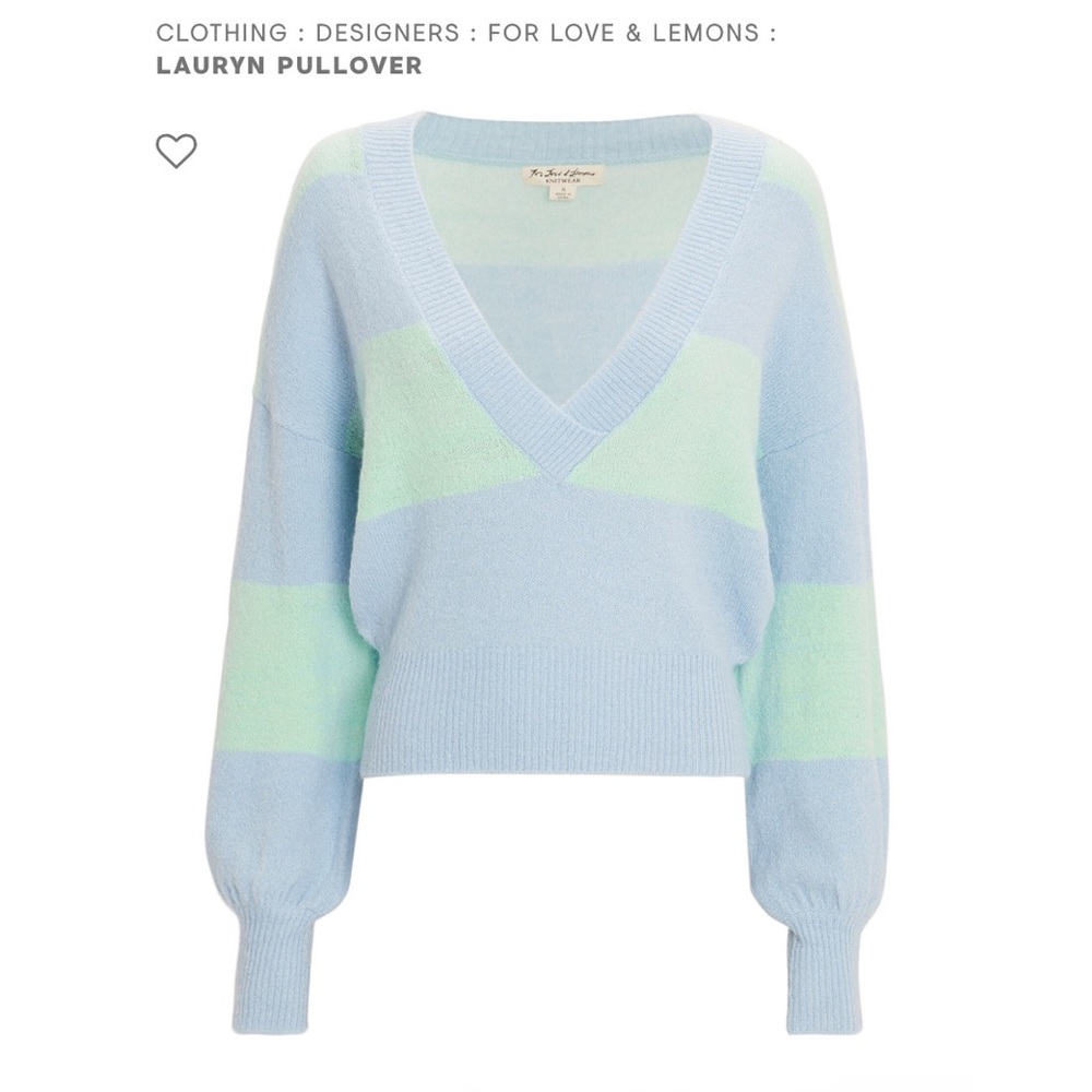 ☁️ Lauryn Pullover - For Love & Lemons ☁️